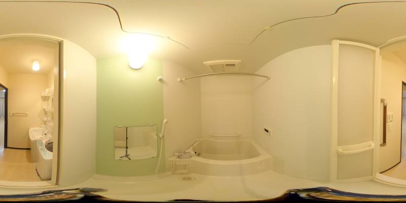 パノラマ画像バスルーム