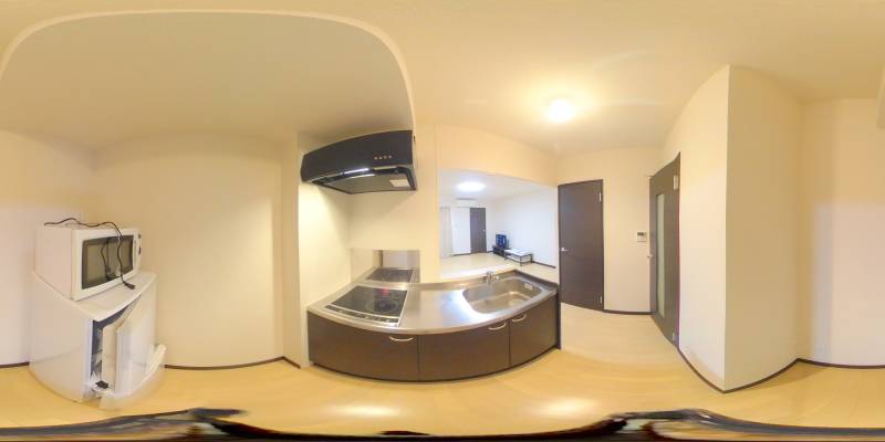 パノラマ画像キッチン