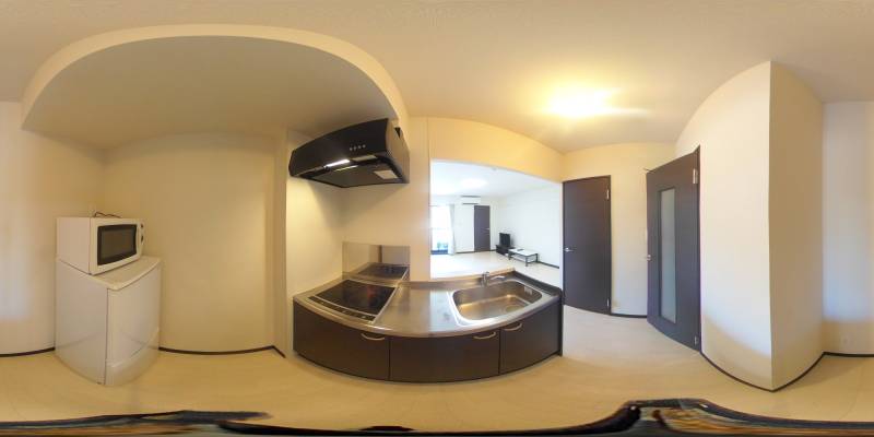 パノラマ画像キッチン