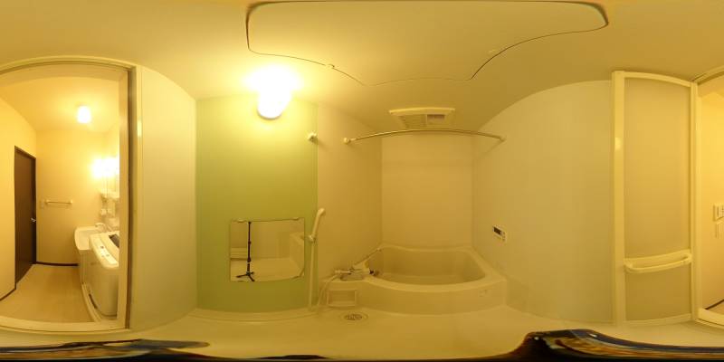 パノラマ画像バスルーム