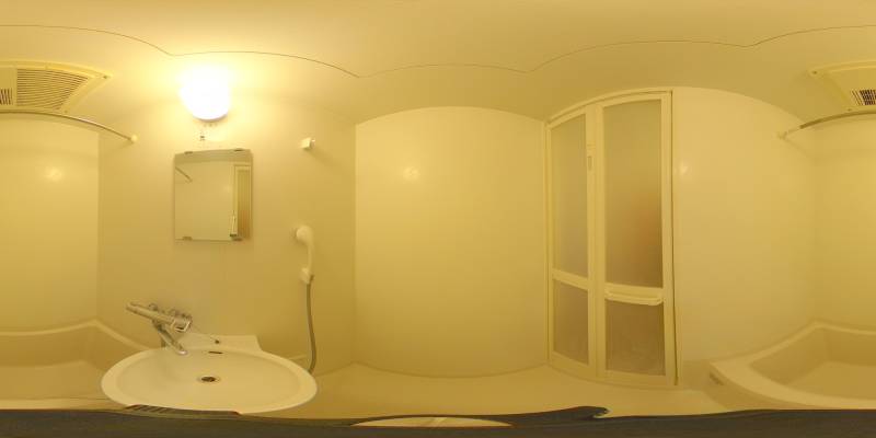 パノラマ画像バスルーム