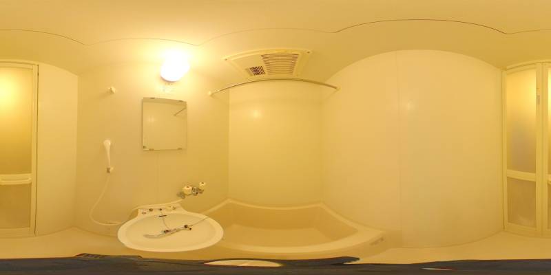 パノラマ画像バスルーム