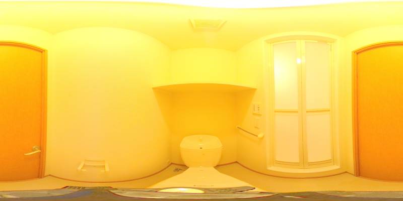 パノラマ画像トイレ