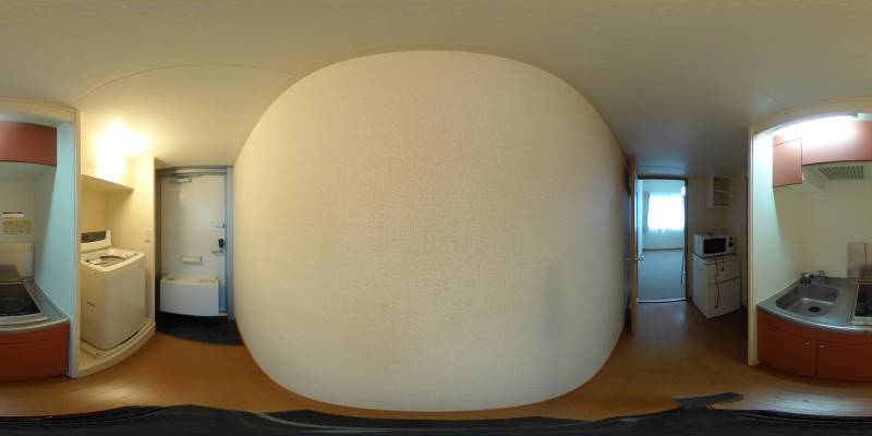 パノラマ画像キッチン