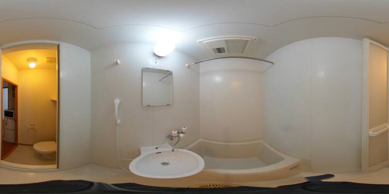 パノラマ画像バスルーム