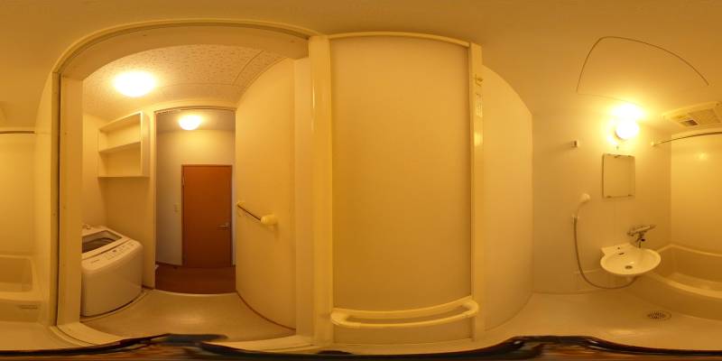 パノラマ画像バスルーム