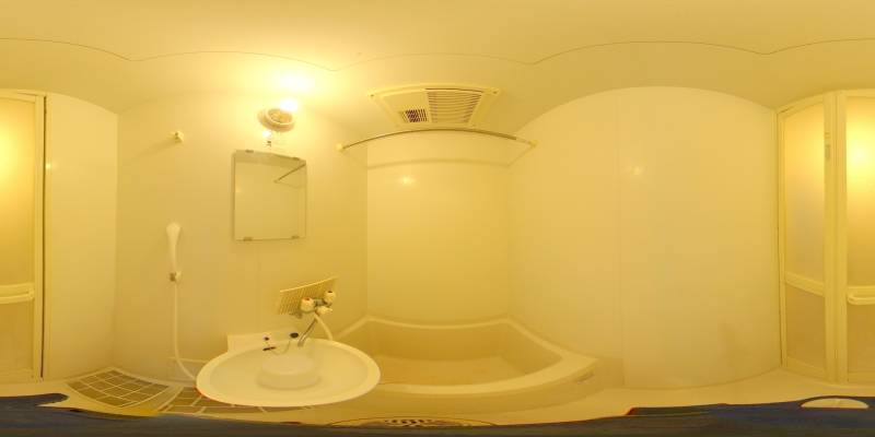 パノラマ画像バスルーム