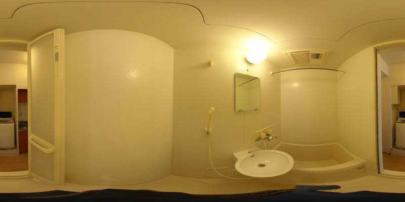 パノラマ画像バスルーム