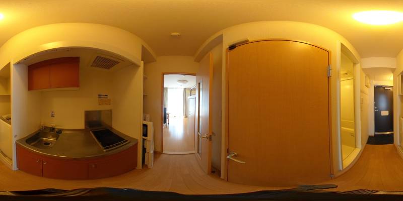 パノラマ画像キッチン