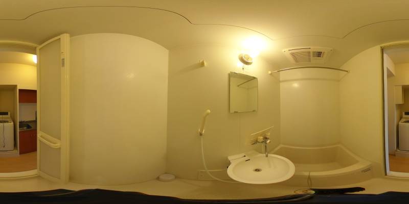 パノラマ画像バスルーム