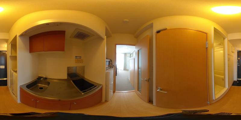 パノラマ画像キッチン