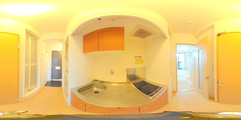 パノラマ画像キッチン