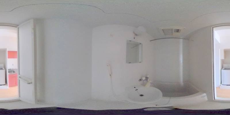 パノラマ画像バスルーム