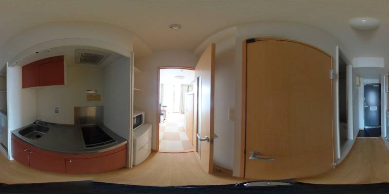 パノラマ画像キッチン