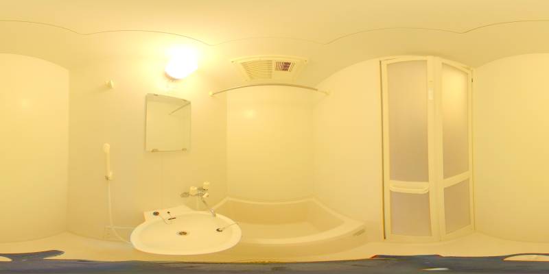 パノラマ画像バスルーム