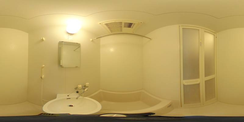 パノラマ画像バスルーム