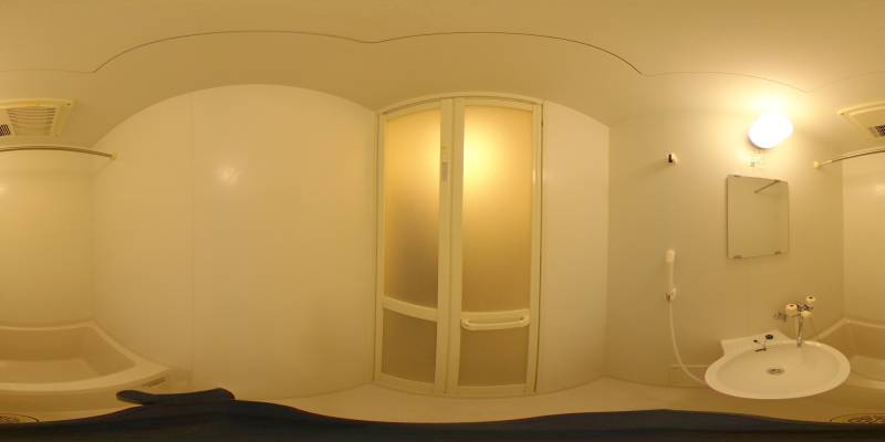 パノラマ画像バスルーム