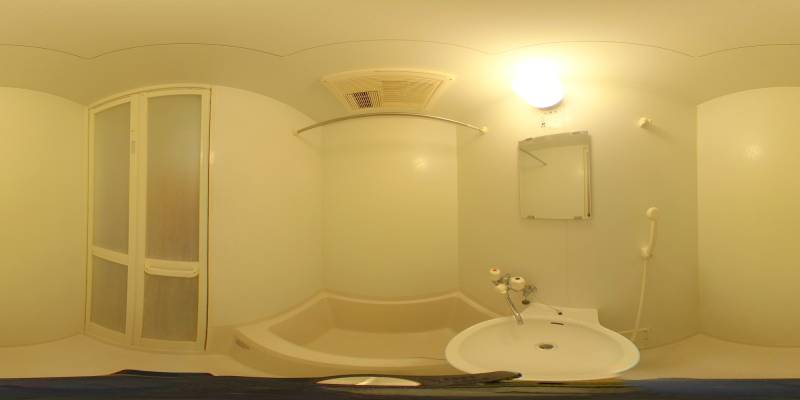 パノラマ画像バスルーム