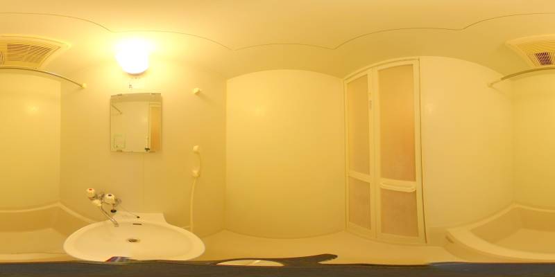 パノラマ画像バスルーム