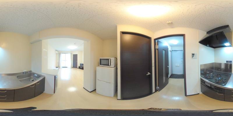 パノラマ画像キッチン