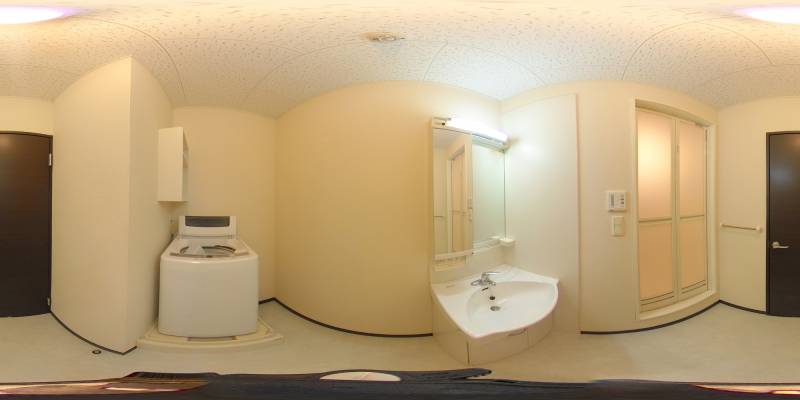 パノラマ画像洗面所