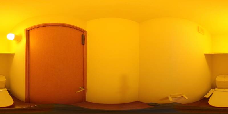 パノラマ画像トイレ