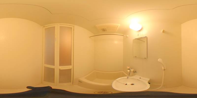 パノラマ画像バスルーム