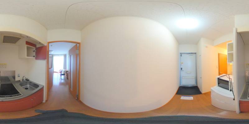 パノラマ画像キッチン