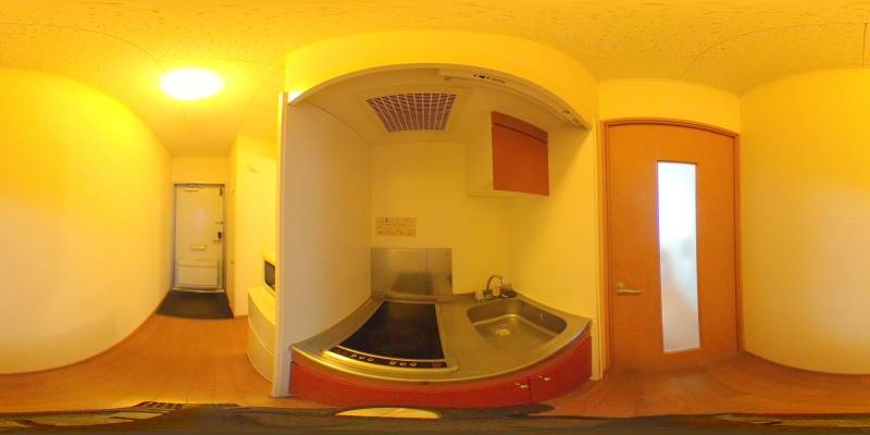 パノラマ画像キッチン