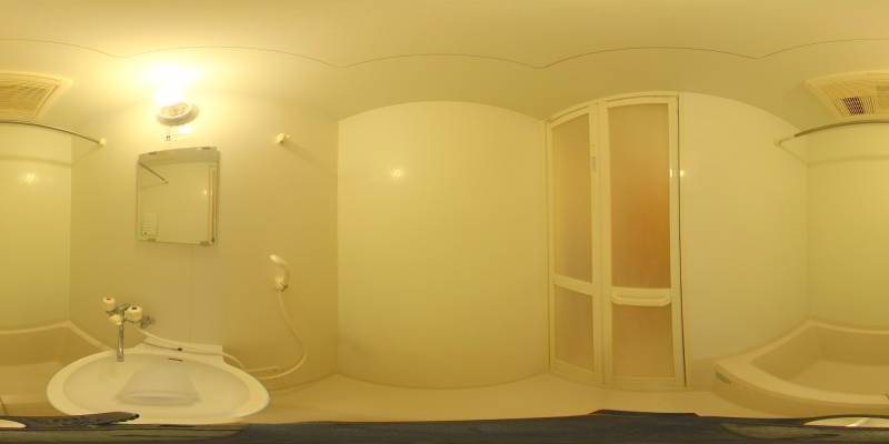 パノラマ画像バスルーム