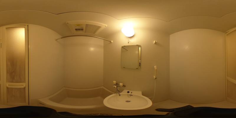 パノラマ画像バスルーム