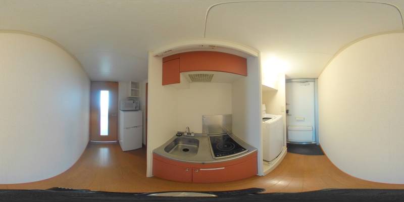 パノラマ画像キッチン