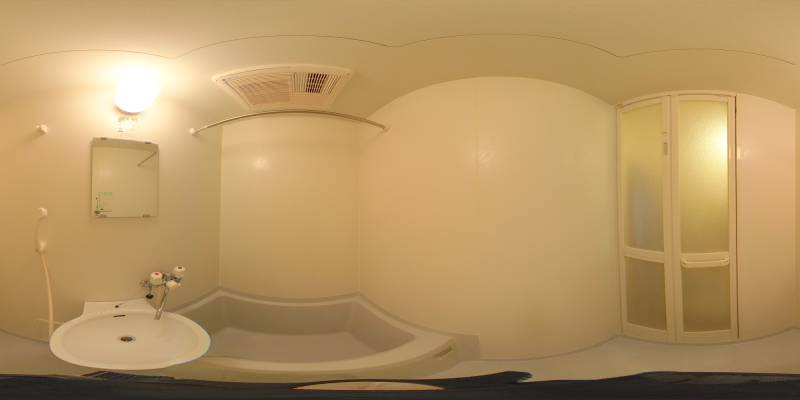 パノラマ画像バスルーム