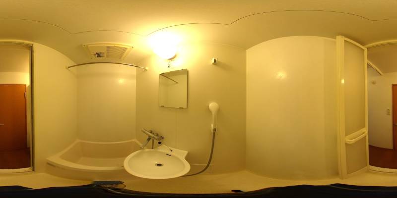 パノラマ画像バスルーム