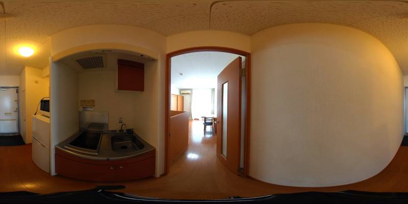 パノラマ画像キッチン