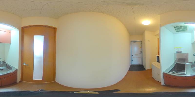 パノラマ画像キッチン