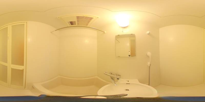 パノラマ画像バスルーム