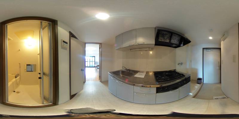 パノラマ画像キッチン