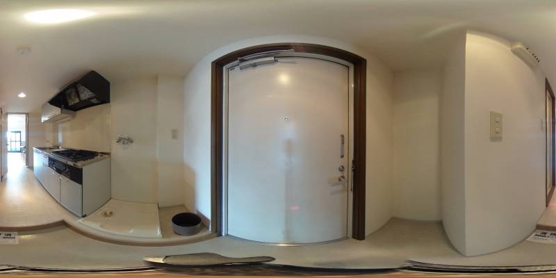 パノラマ画像玄関