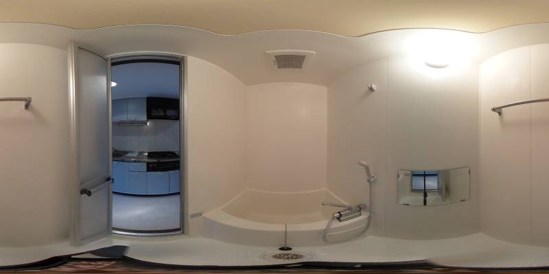 パノラマ画像バスルーム