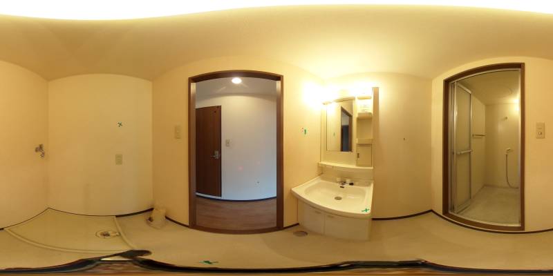 パノラマ画像洗面所