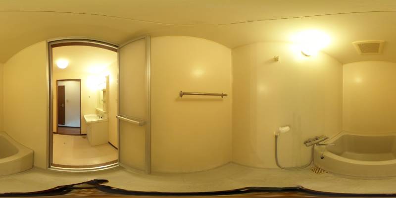 パノラマ画像バスルーム