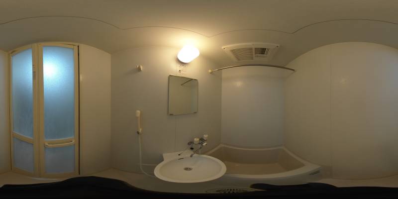 パノラマ画像バスルーム