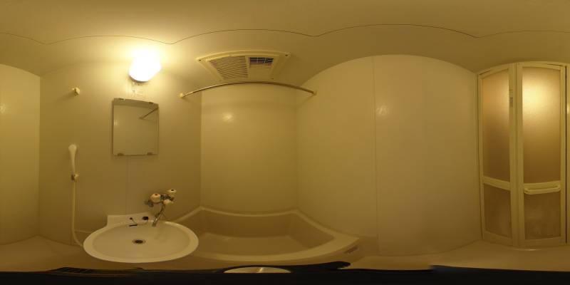 パノラマ画像バスルーム