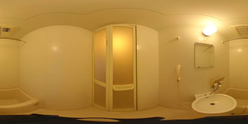 パノラマ画像バスルーム