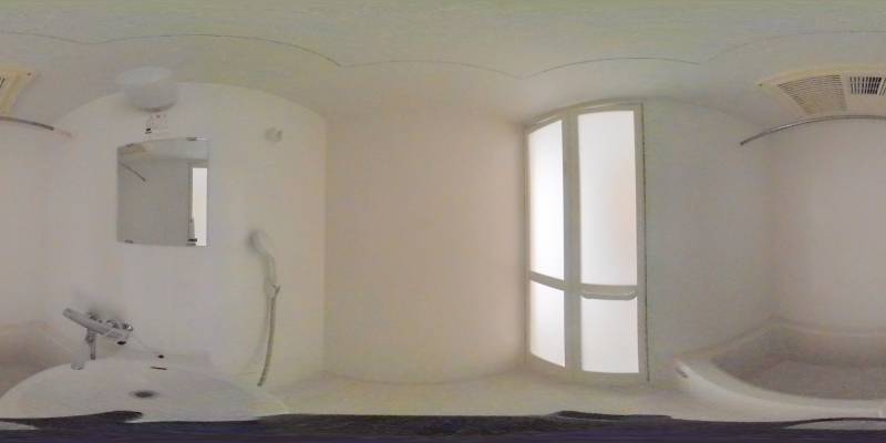 パノラマ画像バスルーム