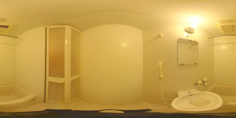 パノラマ画像バスルーム