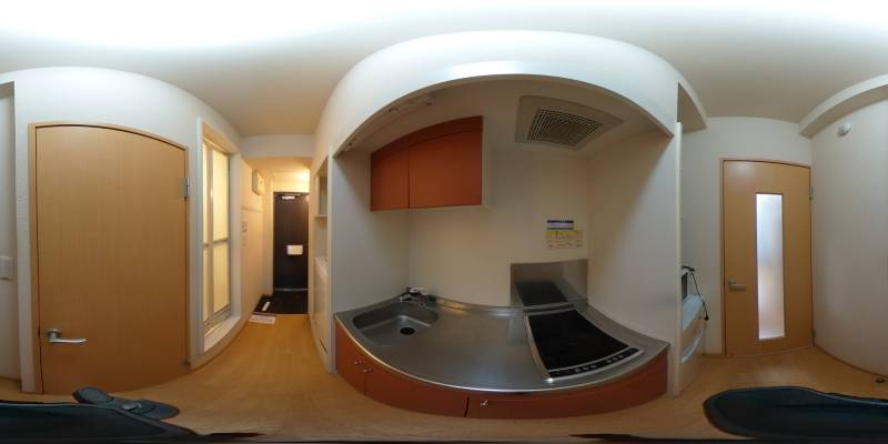 パノラマ画像キッチン