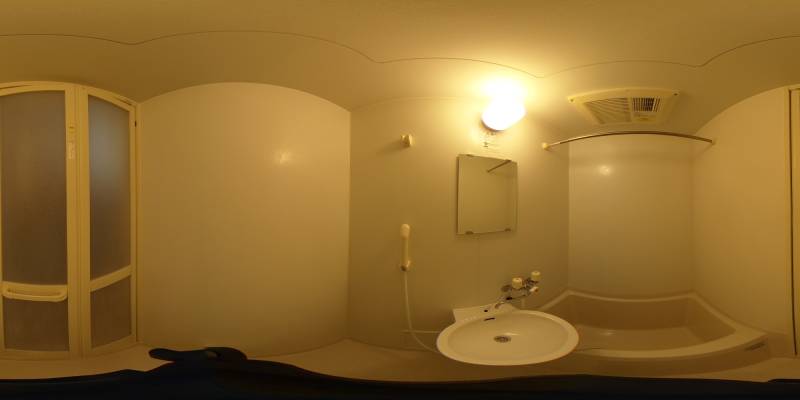 パノラマ画像バスルーム