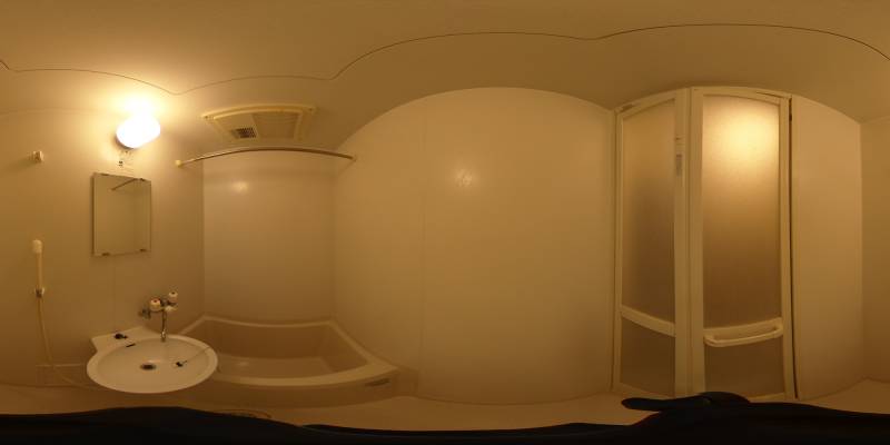 パノラマ画像バスルーム